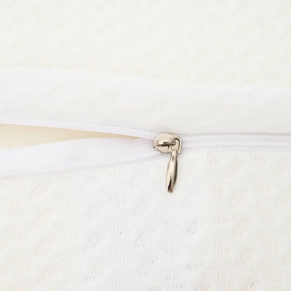 Възглавница с възглавница Бяло 60 x 37 x 13 см Полиестер