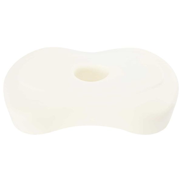 Възглавница с възглавница Бяло 55 х 36 х 10 см Полиестер