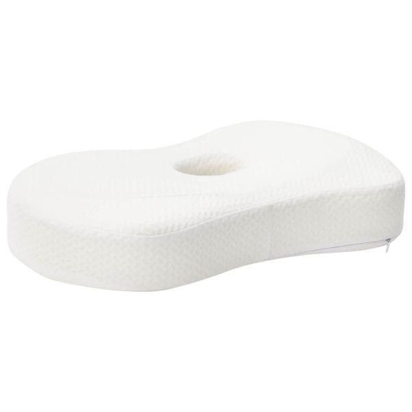 Възглавница с възглавница Бяло 55 х 36 х 10 см Полиестер