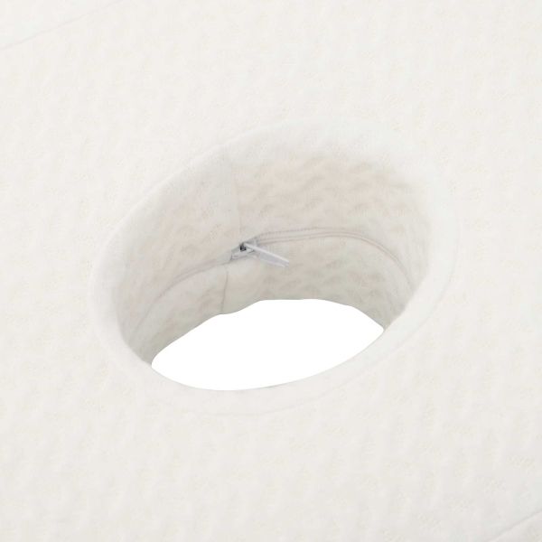 Възглавница с възглавница Бяло 55 х 36 х 10 см Полиестер