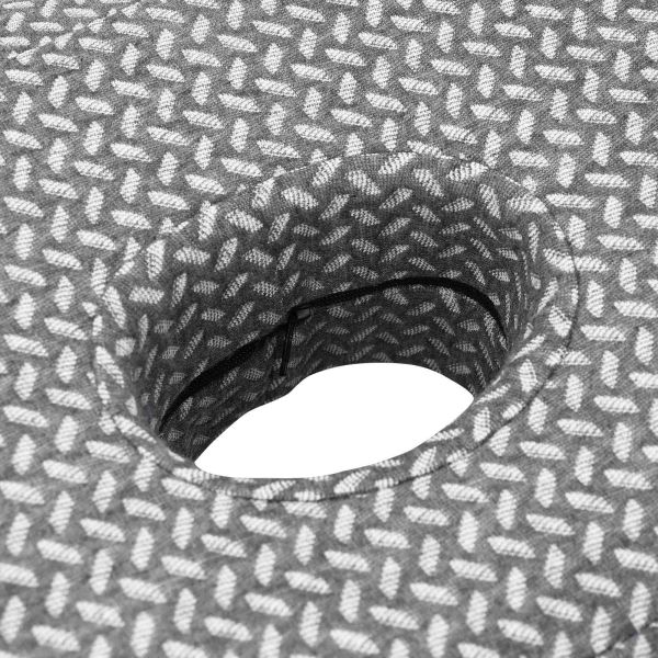 Възглавница с възглавница Сив 55 х 36 х 10 см Полиестер