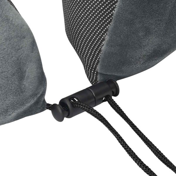 Възглавница с възглавница Регулирума Сив 28 x 25 x 14 см Кадифе