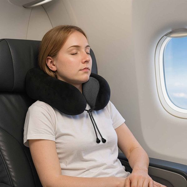 Възглавница с възглавница Черно 28 x 25 x 14 см Кадифе