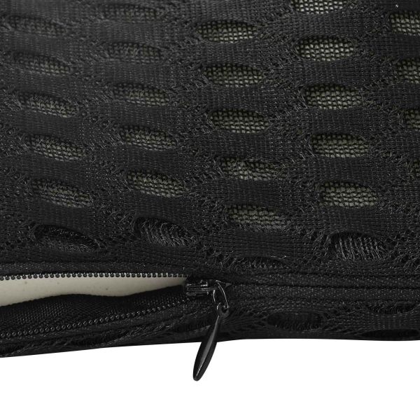 Възглавница с възглавница Черно 47 x 24 x 13 см 4D Мрежа