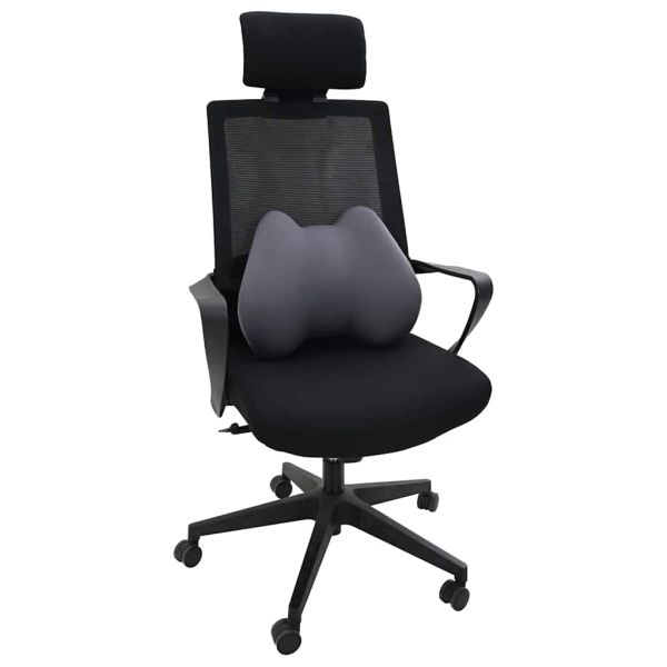 Възглавница с възглавница Сив 42 x 32 x 14 см Полиестер