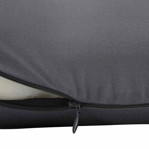 Възглавница с възглавница Сив 42 x 32 x 14 см Полиестер