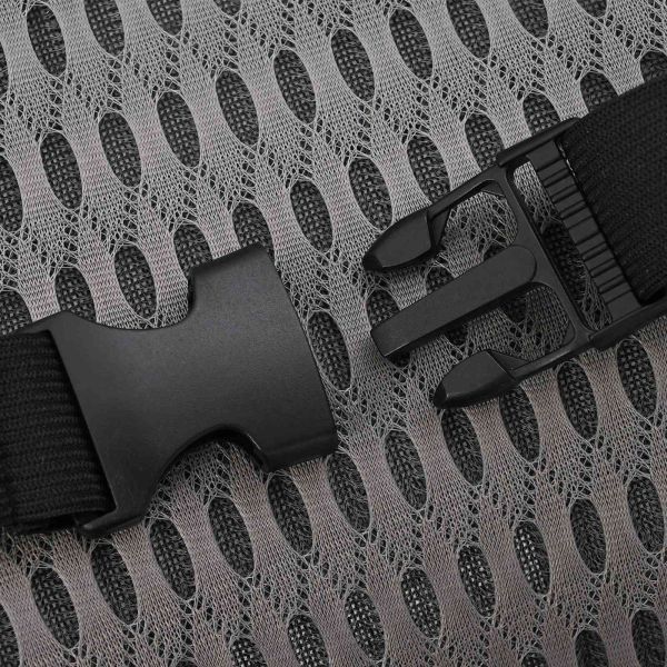 Възглавница с възглавница Регулирума 2 pcs Сив 4D Мрежа