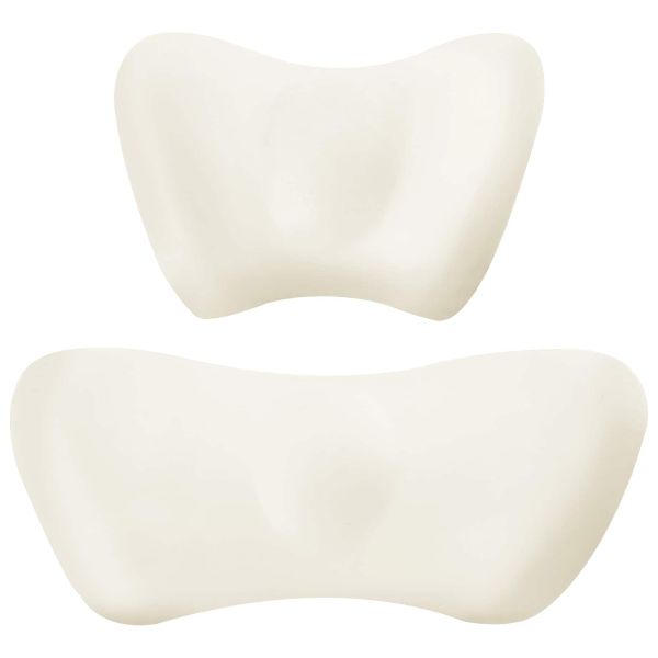 Възглавница с възглавница Регулирума 2 pcs Черно 4D Мрежа