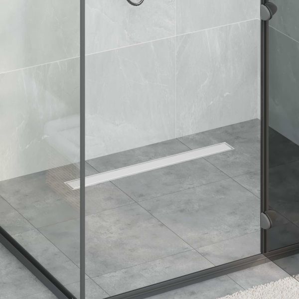 Душ канал 2-в-1 с 360° сифони Сребрист 70 cm