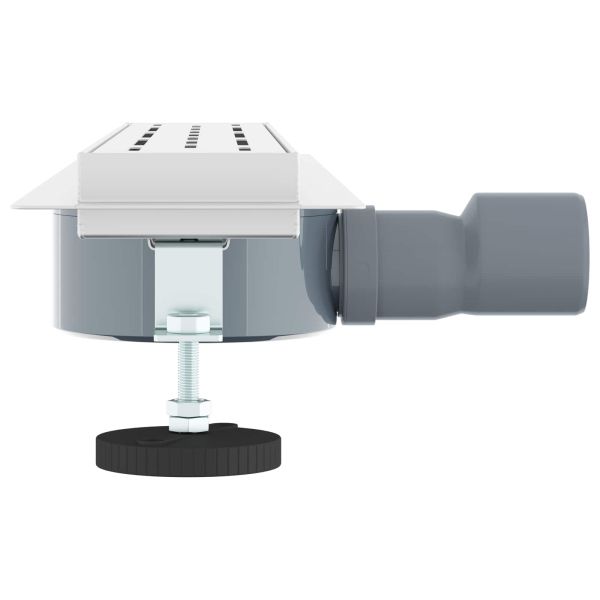 362 градуса дренаж за душ с дизайн на линия Сребрист 50 cm