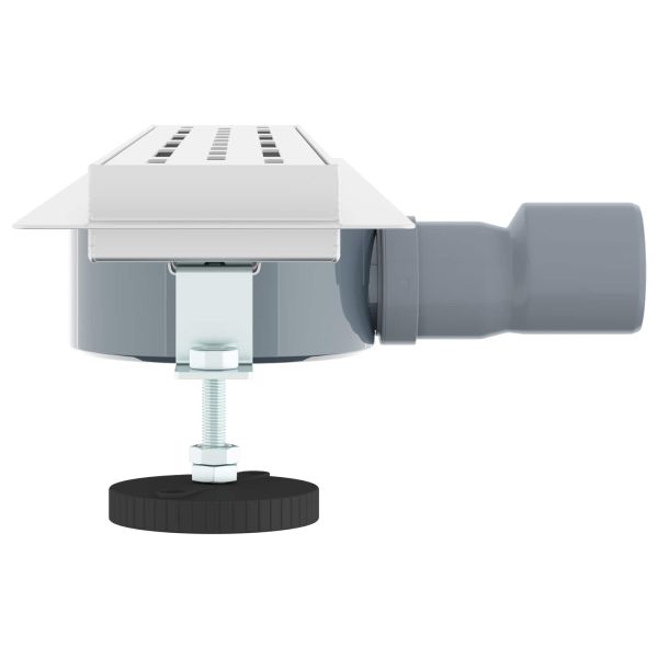 362 градуса дренаж за душ с дизайн на линия Сребрист 60 cm