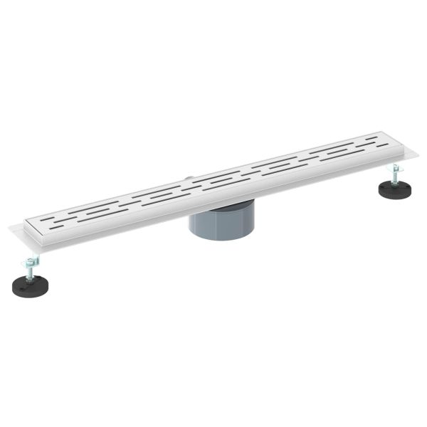 362 градуса дренаж за душ с дизайн на линия Сребрист 70 cm