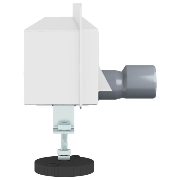 Стенен душов отвод Сребрист 80 cm Неръждаема стомана 304