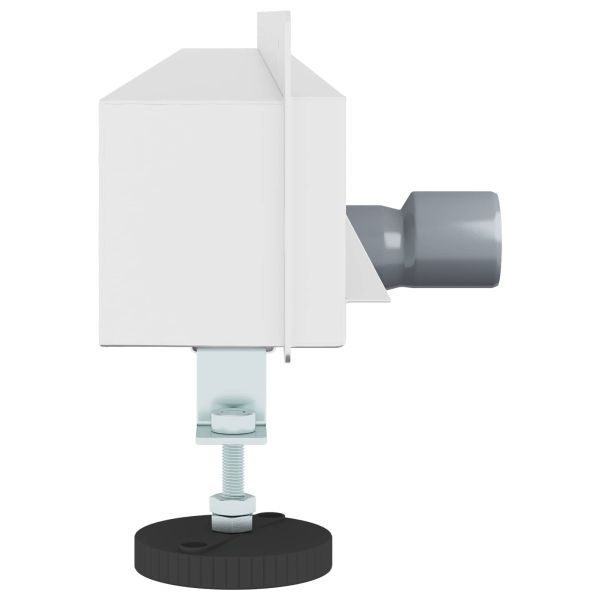 Стенен душов отвод Сребрист 100 cm Неръждаема стомана 304