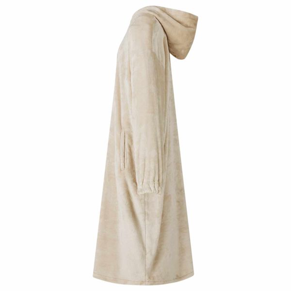 Одеяло с качулка Бежово s Фланела