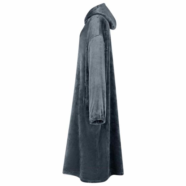 Одеяло с качулка Морски син l Фланела