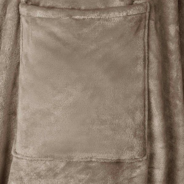 Одеяло с качулка Камилски Фланела