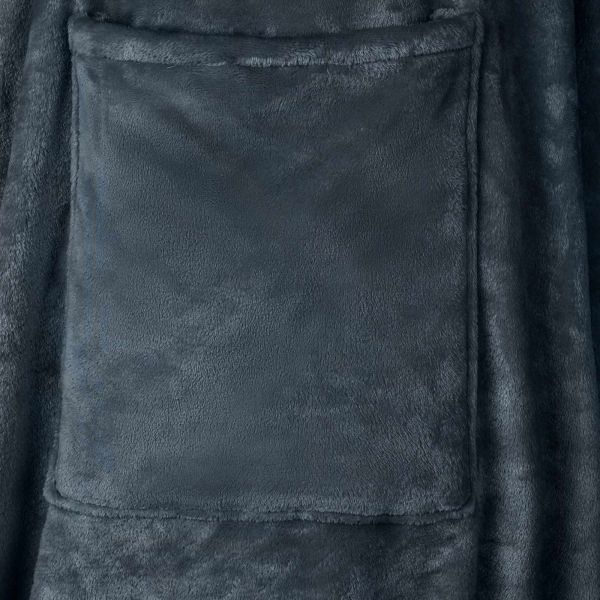 Одеяло с качулка Морски син Фланела