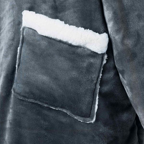 Одеяло с качулка Морски син l Флийс и фланел