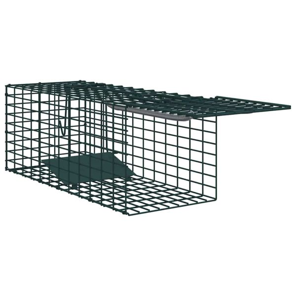 Капан за животни Зелен 31 x 13 x 12см Стомана