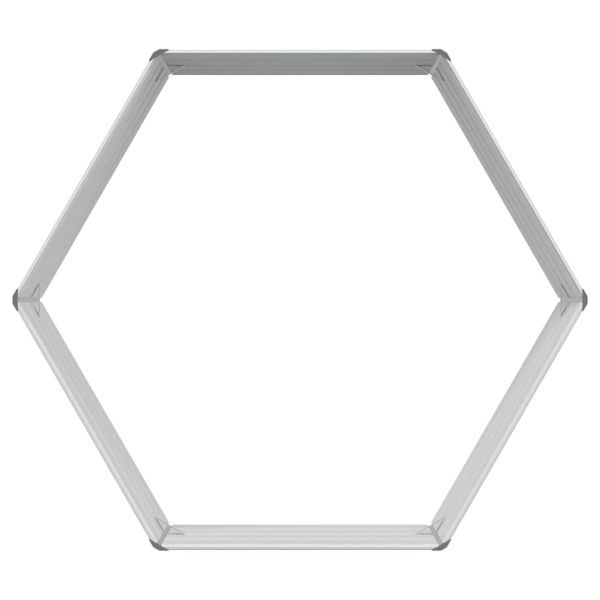 Вдигната леха за градина Дървесен вид 129 x 129 x 45 cm