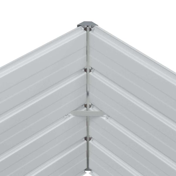 Градинска повдигната леха Светло кафяво 100 x 100 x 45 cm