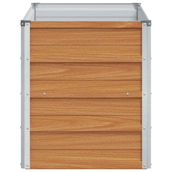 Градинска повдигната леха Светло кафяво 100 x 40 x 45 cm