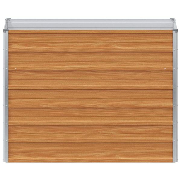 Градинска повдигната леха Светло кафяво 100 x 40 x 77 cm