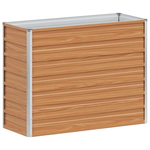 Градинска повдигната леха Светло кафяво 100 x 40 x 77 cm