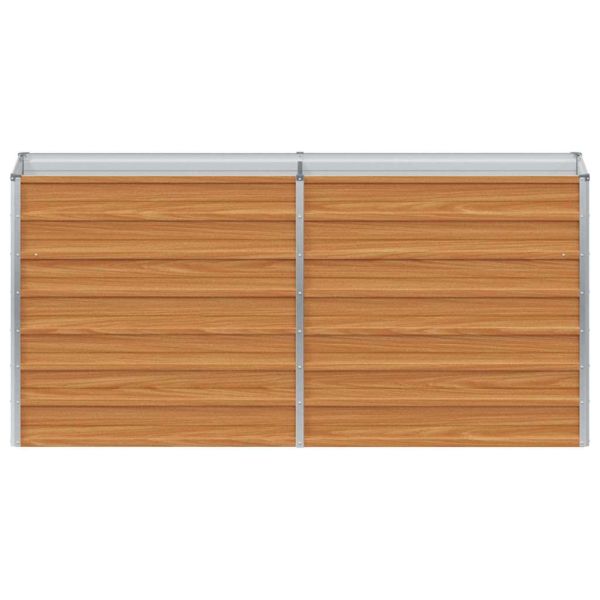 Градинска повдигната леха Светло кафяво 160 x 40 x 77 cm