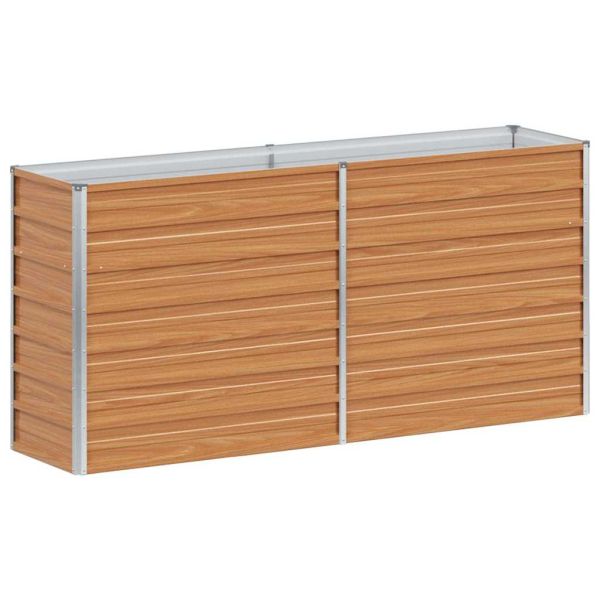 Градинска повдигната леха Светло кафяво 160 x 40 x 77 cm