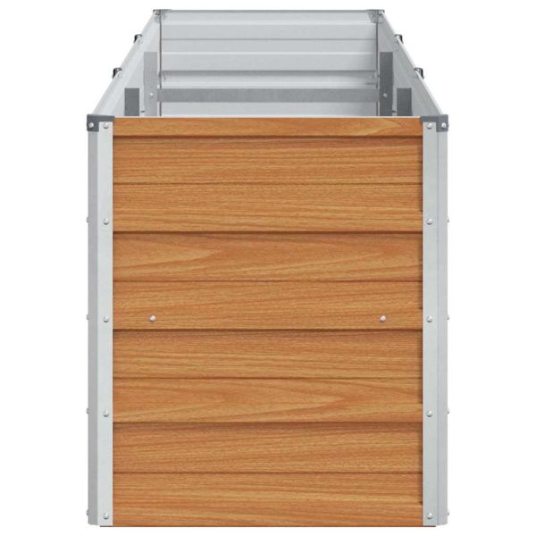 Градинска повдигната леха Светло кафяво 240 x 40 x 45 cm