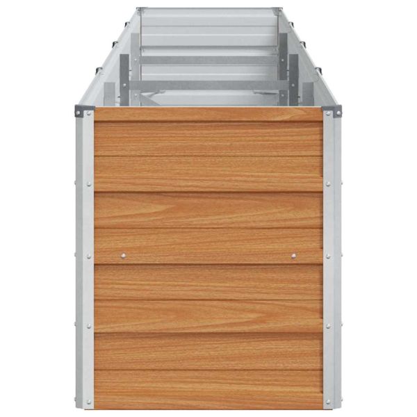 Градинска повдигната леха Светло кафяво 320 x 40 x 45 cm