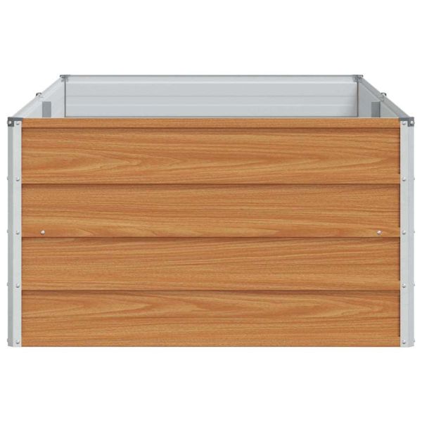 Градинска повдигната леха Светло кафяво 160 x 80 x 45 cm