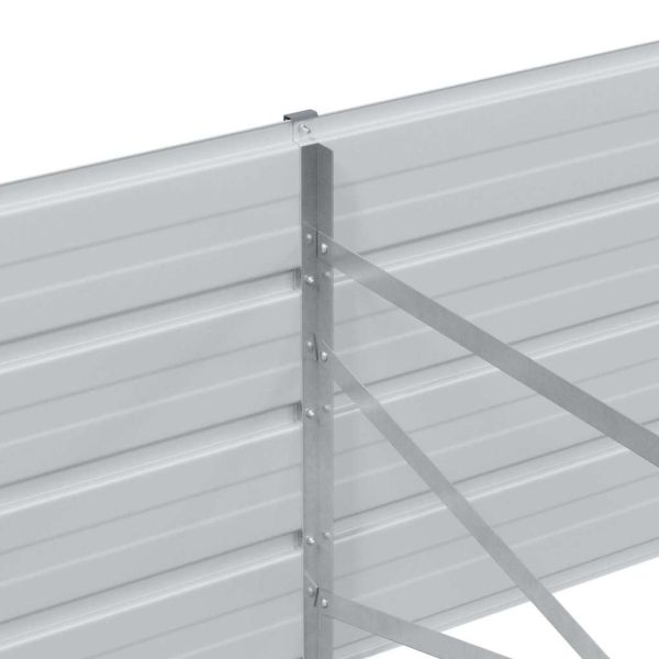 Градинска повдигната леха Светло кафяво 160 x 80 x 45 cm