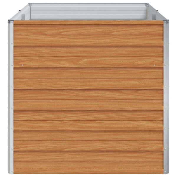 Градинска повдигната леха Светло кафяво 160 x 80 x 77 cm