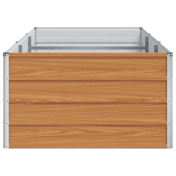 Градинска повдигната леха Светло кафяво 240 x 80 x 45 cm