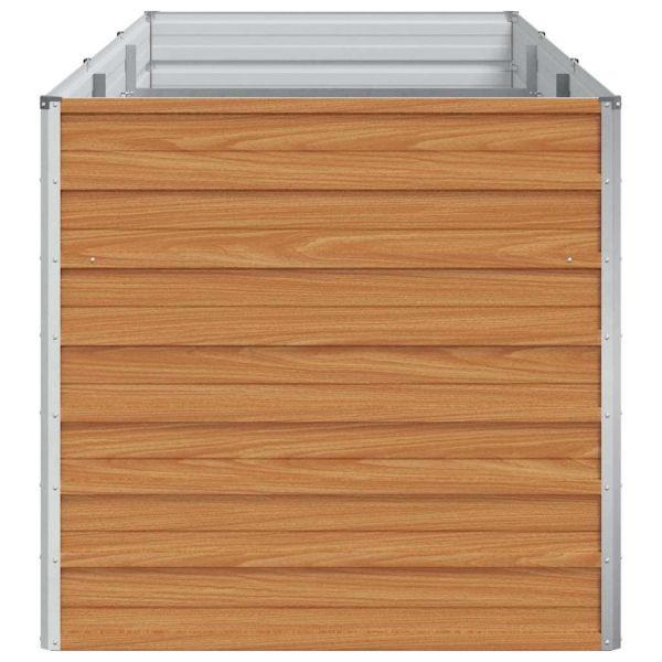 Градинска повдигната леха Светло кафяво 240 x 80 x 77 cm