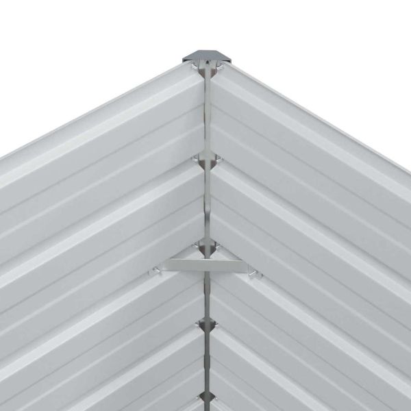 Градинска повдигната леха Светло кафяво 400 x 80 x 77 cm