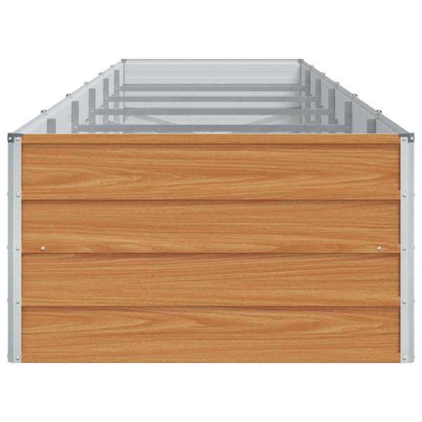 Градинска повдигната леха Светло кафяво 480 x 80 x 45 cm