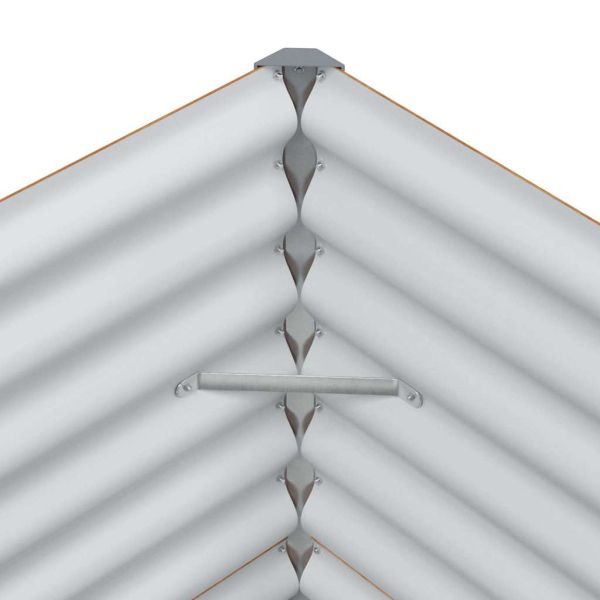 Градинска повдигната леха 390 x 50 x 68 см