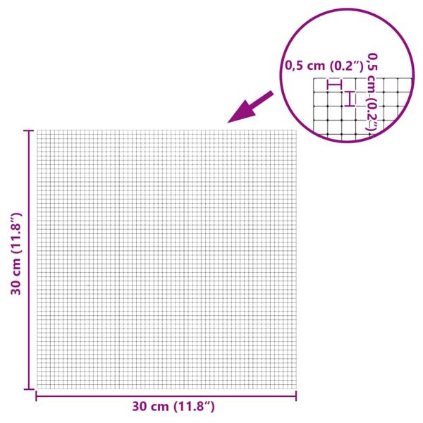 Огледално мозайчно плоча 12 pcs Сребрист 30 x 30 cm Стъкло