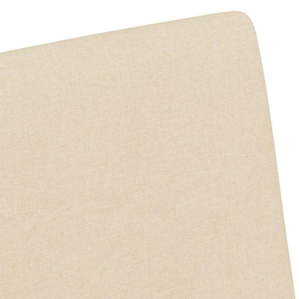 Столове с Колела с колела 2 pcs Крем 57 х 66 х 94 см текстил