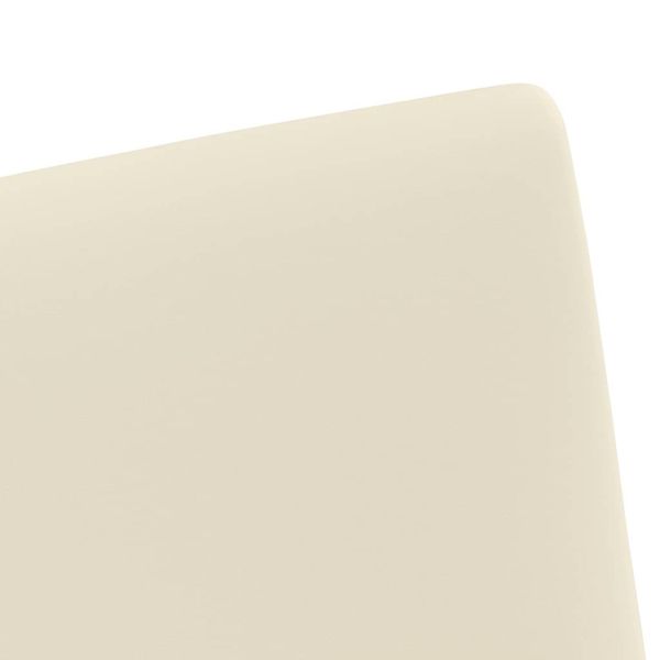 Столове с Колела с колела 2 pcs Крем 57 х 66 х 94 см Изкуствена