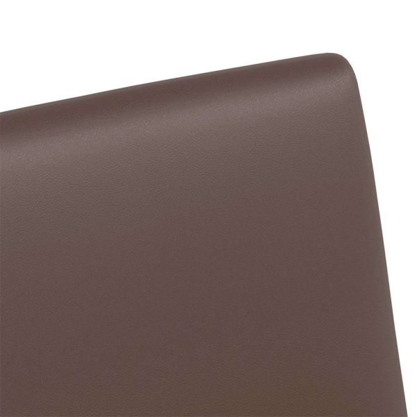 Столове с Колела 2 pcs Кафяво 57 х 66 х 94 см Изкуствена