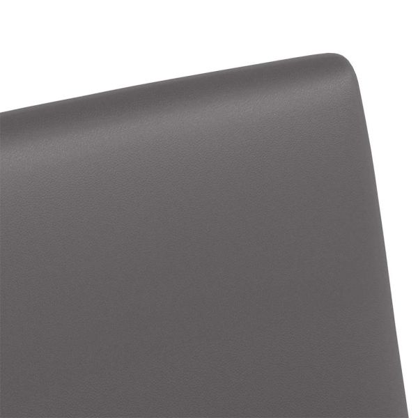 Столове с Колела с колела 2 pcs Сив 57 х 66 х 94 см Изкуствена