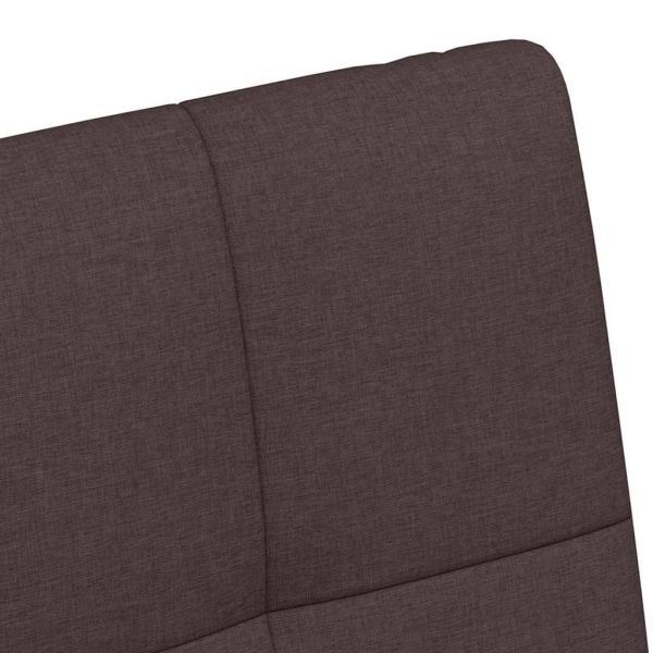 Столове с Колела 2 pcs Тъмнокафяв 58 х 65 х 94 см текстил