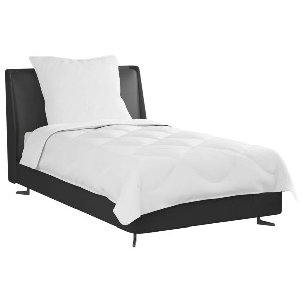 Цялосезонен завивка с възглавница 2 pcs Бяло Микрофибър