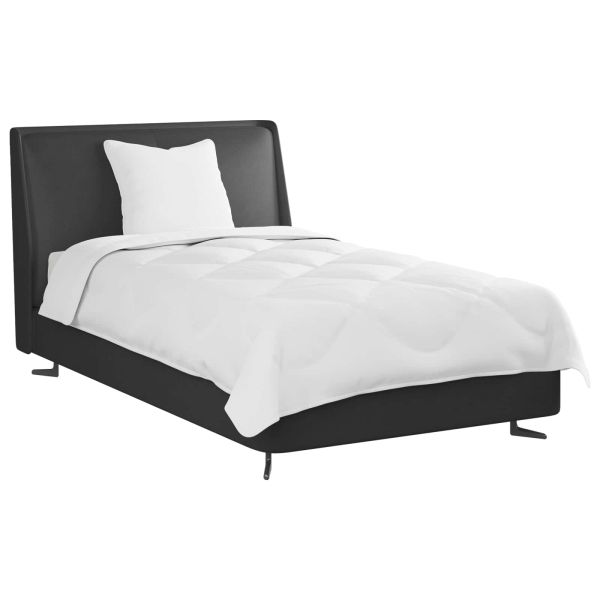 Цялосезонен завивка с възглавница 2 pcs Бяло Микрофибър