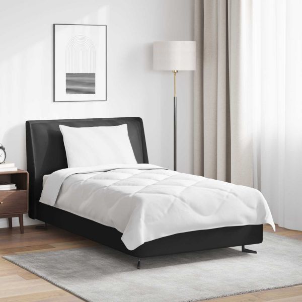 Цялосезонен завивка с възглавница 2 pcs Бяло Микрофибър